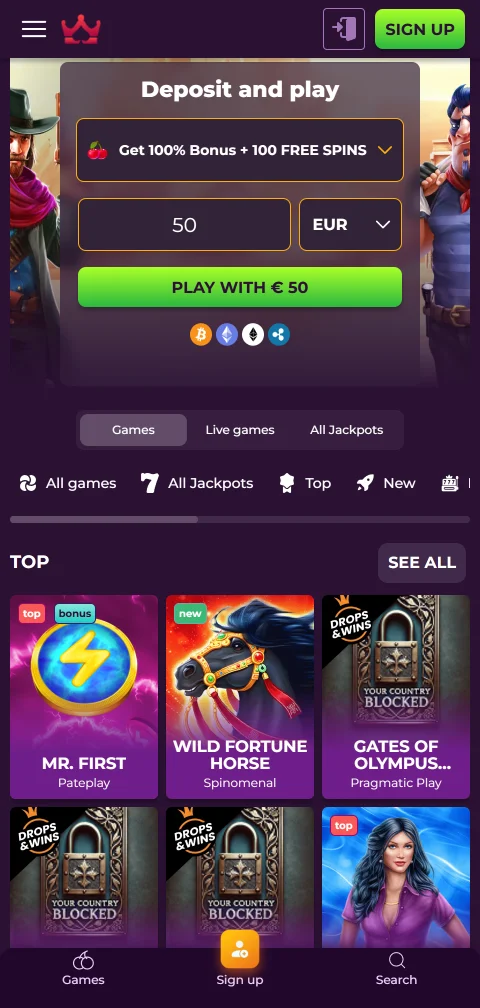 Wizebets Casino México en dispositivos móviles - experiencia optimizada para iOS y Android