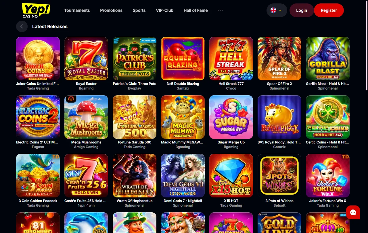 Bonificaciones de bienvenida y promociones especiales ofrecidas por YEP Casino México