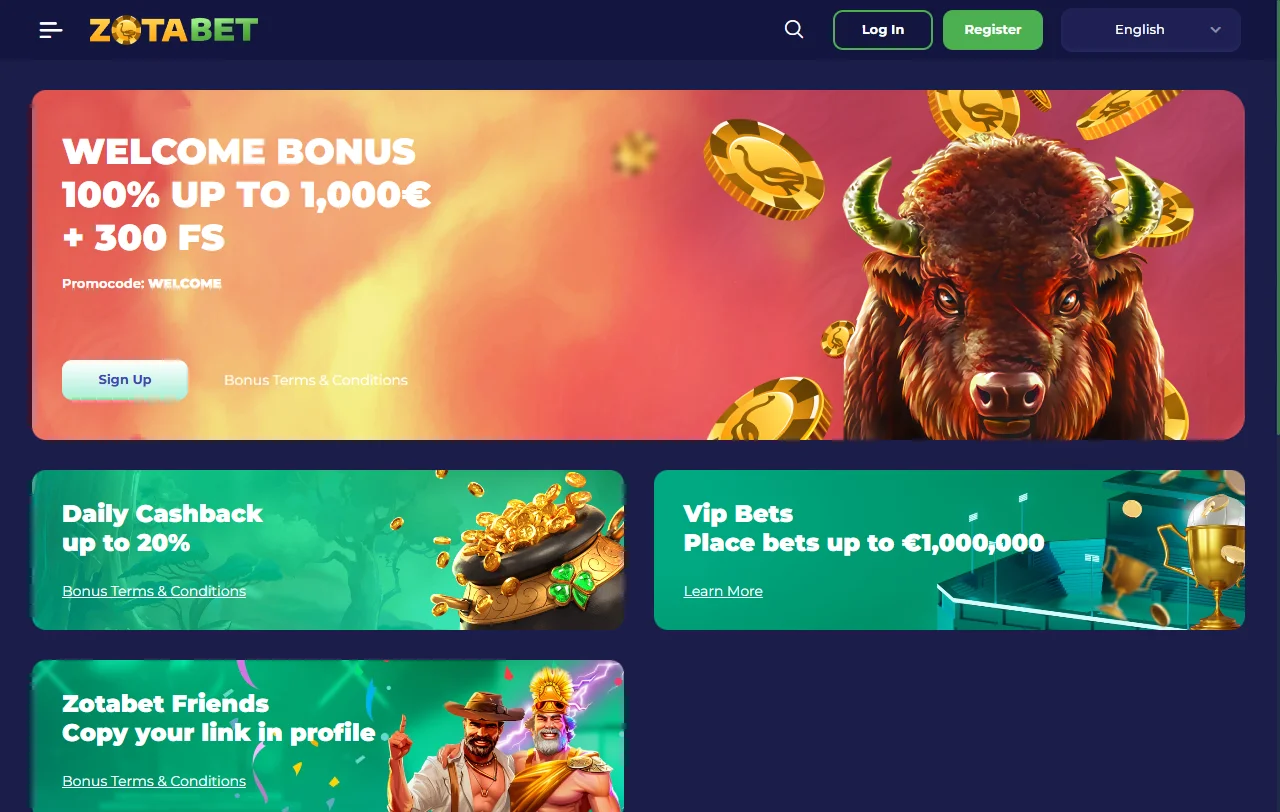 Catálogo de juegos en ZotaBet Casino México con proveedores reconocidos internacionalmente
